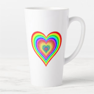 Valentinstag Rainbow Liebe Symbol-25543 Milchtasse
