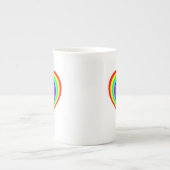 Valentinstag Rainbow Liebe Symbol-25543 Porzellantasse (Vorderseite)