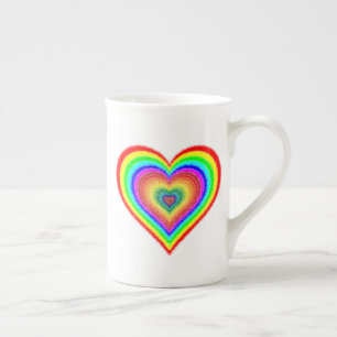 Valentinstag Rainbow Liebe Symbol-25543 Porzellantasse