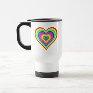 Valentinstag Rainbow Liebe Symbol-25543 Reisebecher