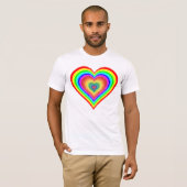 Valentinstag Rainbow Liebe Symbol-25543 T-Shirt (Vorne ganz)