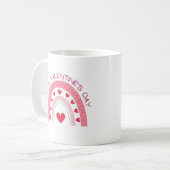 Valentinstag Rainbow-Tasse Kaffeetasse (Vorderseite Links)