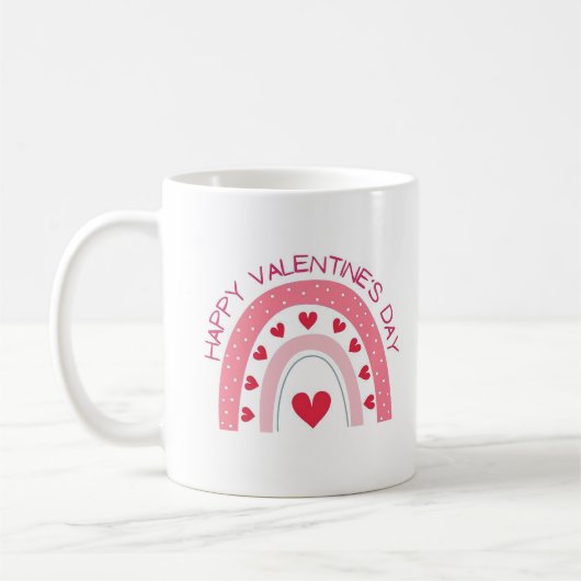 Valentinstag Rainbow-Tasse Kaffeetasse (Links)