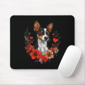Valentinstag Ratt Terrier Hund Mousepad (Mit Mouse)