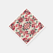 Valentinstag Raute Serviette (Ecke)