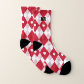Valentinstag-Raute Socken (Paar)