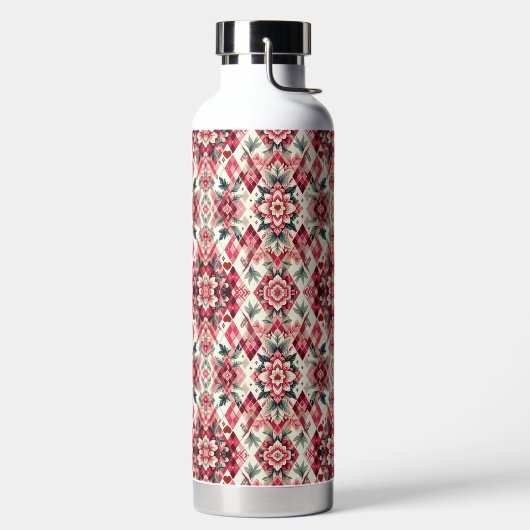 Valentinstag Raute Trinkflasche (links)