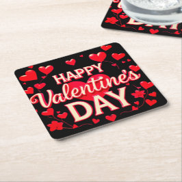 VALENTINSTAG RECHTECKIGER PAPPUNTERSETZER