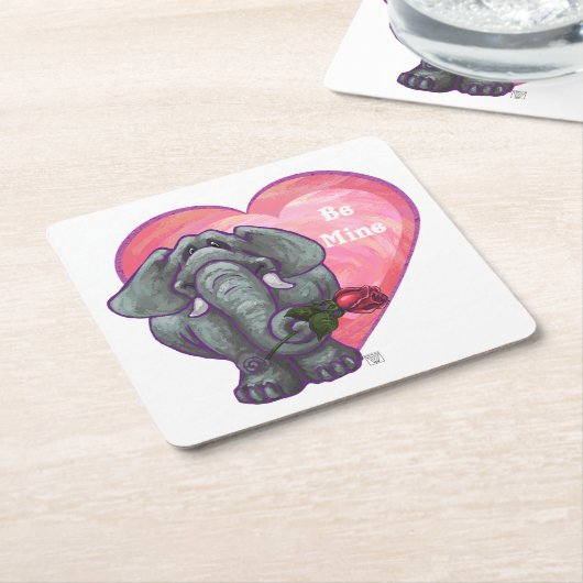 Valentinstag Rechteckiger Pappuntersetzer (angewinkelt)