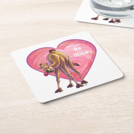 Valentinstag Rechteckiger Pappuntersetzer (angewinkelt)