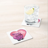 Valentinstag Rechteckiger Pappuntersetzer (Vor Ort)