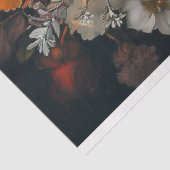 Valentinstag Red Floral Poodle Seidenpapier (Ausschnitt)