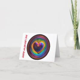Valentinstag Regenbogen Herz Digitalkunst Feiertagskarte