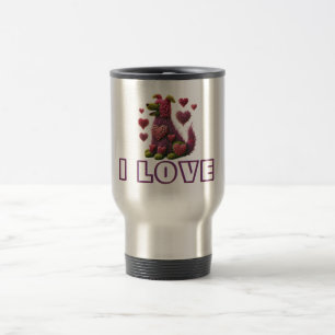 Valentinstag Reisebecher