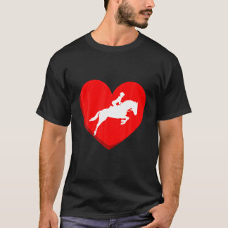 Valentinstag Reitsport Liebhaber Liebe Herz Match T-Shirt