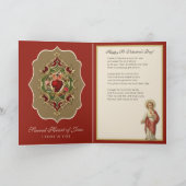 Valentinstag Religiöses Jesus Gebet Karte (Innenseite)