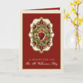 Valentinstag Religiöses Jesus Gebet Karte (Gelbe Blume)