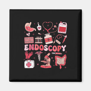 Valentinstag Retro Endo Crew Krankenschwester Endo Magnet