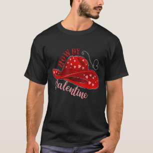 Valentinstag Retro Howdy Valentine Xoxo Western T-Shirt