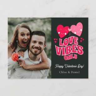 Valentinstag Retro Liebe Nur Postkarte
