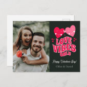 Valentinstag Retro Liebe Nur Postkarte (Vorne/Hinten)