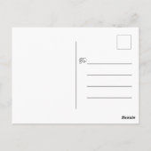 Valentinstag Retro Liebe Vibe Nur Postkarte (Rückseite)