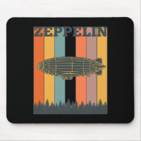 Valentinstag Retro-Zeppelin Vintage-Luftschiff 70e