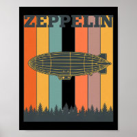 Valentinstag Retro-Zeppelin Vintage-Luftschiff 70e