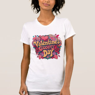Valentinstag, Retroclipart T-Shirt