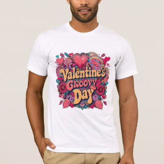Valentinstag, Retroclipart T-Shirt