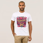 Valentinstag, Retroclipart T-Shirt (Vorne ganz)