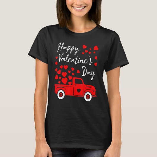 Valentinstag Rex Reitmonster Lkw Kleinkind Bo T-Shirt (Vorderseite)