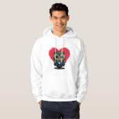 Valentinstag Romantik mit Adorable Owl Groom Hoodie (Vorne ganz)