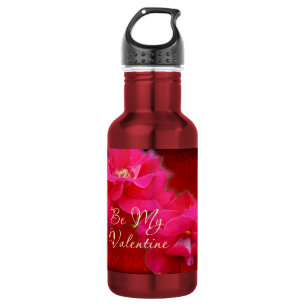 Valentinstag - Romantik und Rote Rosen Trinkflasche