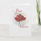 Valentinstag Romantisch zu meiner Liebe mein Valen Karte (Vorderseite)