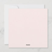 Valentinstag Romantische Blume des traditionellen Feiertagskarte (Rückseite)