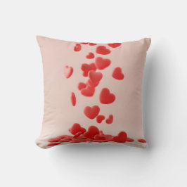 Valentinstag romantische Herz-Dekoration Hintergru Kissen