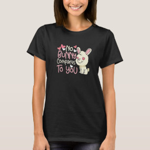 Valentinstag Romantische Kaninchen Pustengeschenk T-Shirt