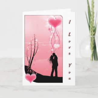 Valentinstag Romantische Liebe Feiertagskarte