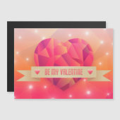 Valentinstag Romantische Liebe Moderne Magnetkarte (Vorne/Hinten)