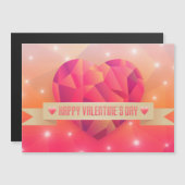 Valentinstag Romantische Liebe Moderne Magnetkarte (Vorne/Hinten)