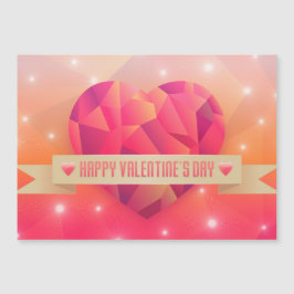 Valentinstag Romantische Liebe Moderne Magnetkarte