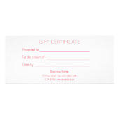 Valentinstag Romantischer Glass Herz Geschenkkarte Werbekarte (Hinten)