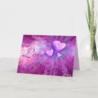 Valentinstag Romantischer Gruß Feiertagskarte