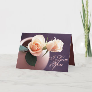 Valentinstag Romantischer Gruß Feiertagskarte