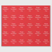 Valentinstag Romantischer Roter Niedlicher Tag 202 Geschenkpapier (Flach)