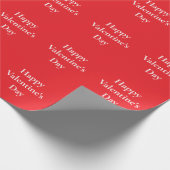 Valentinstag Romantischer Roter Niedlicher Tag 202 Geschenkpapier (Ecke)