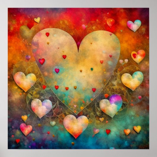 Valentinstag Romantischer Sake Poster (Vorne)