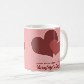 Valentinstag Romantisches Tassendesign Kaffeetasse (VorderseiteRechts)