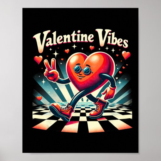Valentinstag-Röntgenassistent Radiologietechnologe Poster (Vorne)